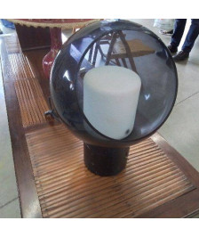 LAMPE DESIGN GLOBE FUMÉ