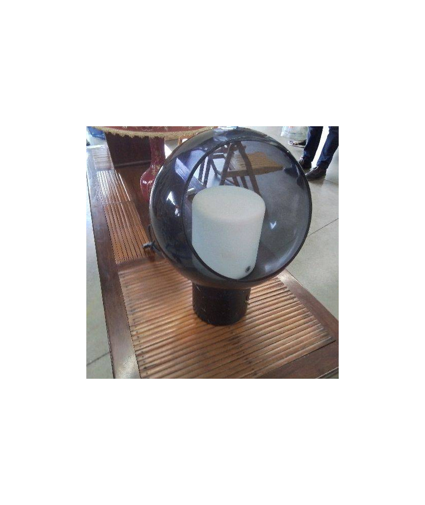 LAMPE DESIGN GLOBE FUMÉ