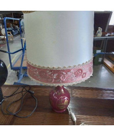 LAMPE ROSE DECOR ASIATIQUE