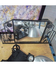 MIROIR FER FORGÉ 