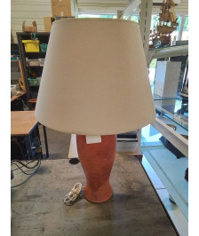 LAMPE ORANGÉ AJ ECRU 
