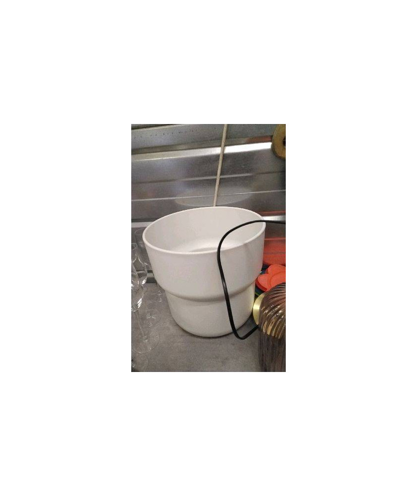 CACHE POT IKEA BLANC 