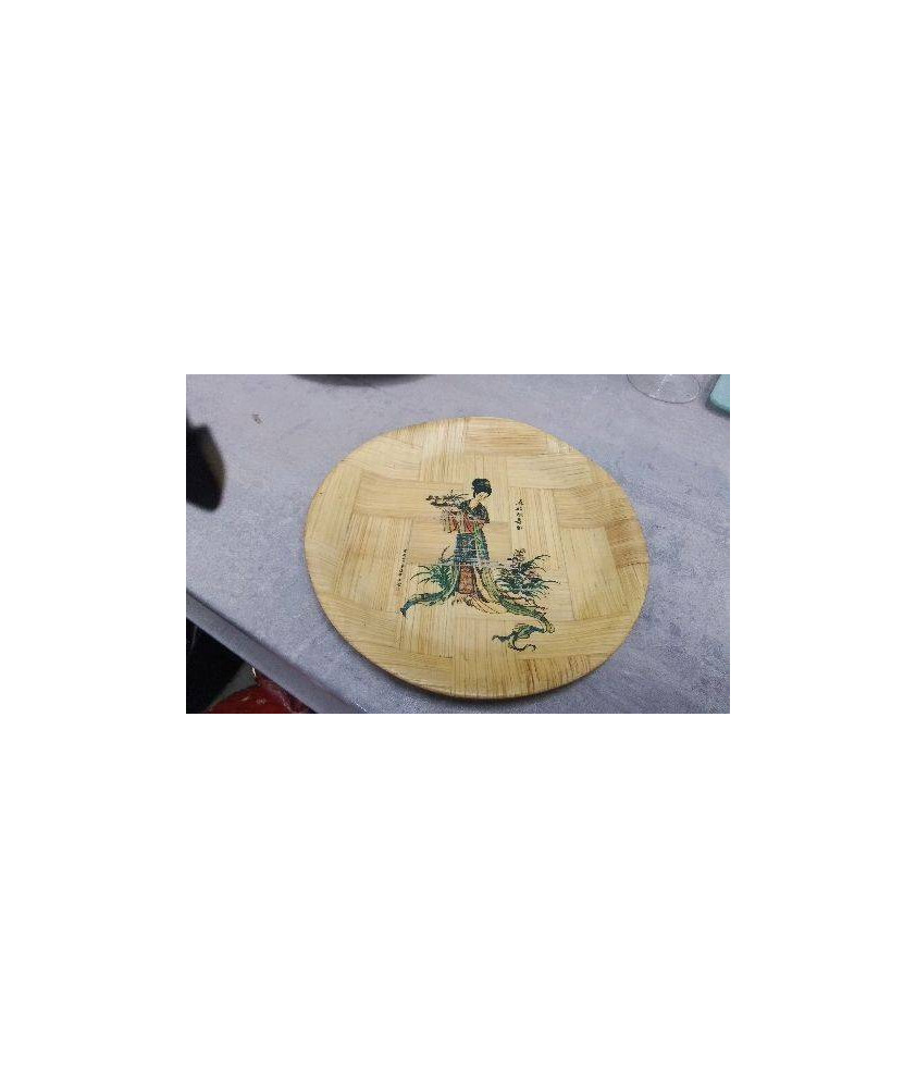 ASSIETTE DECO BOIS 