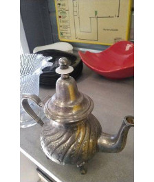 CAFETIÈRE METAL ARGENTE 