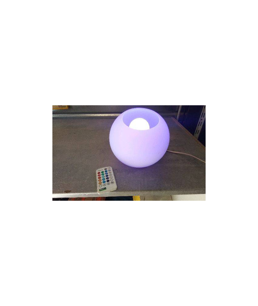 LAMPE A POSER - BOULE MULTICOLORE 