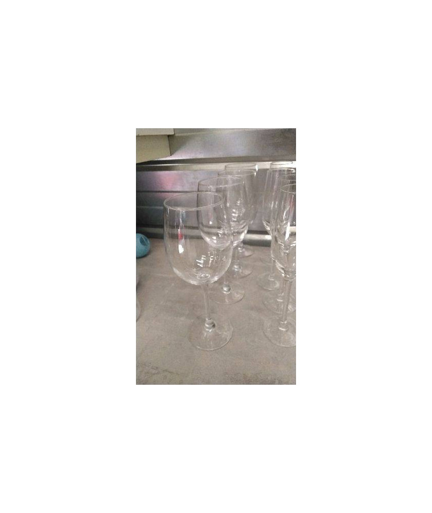 VERRES A PIED X4