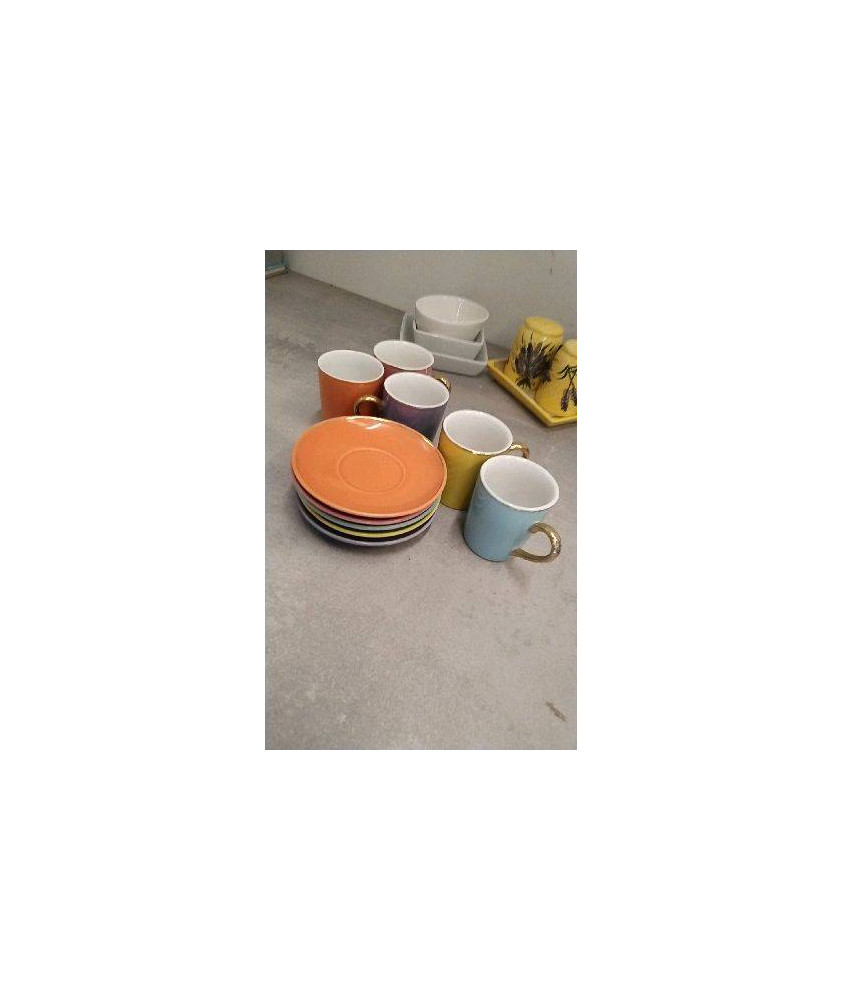 TASSES COULEUR X5 