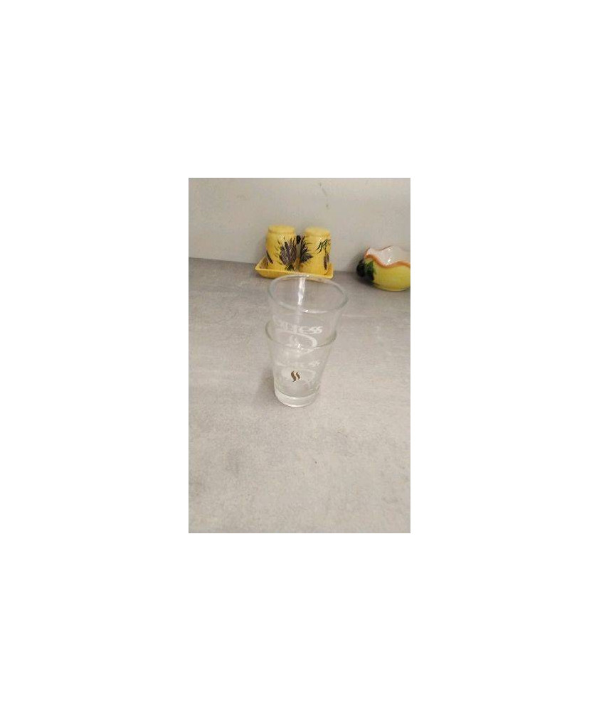 TASSES VERRE X2 