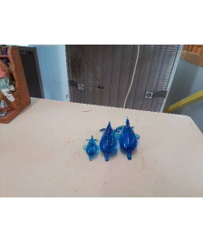TRIO DAUPHINS BLEU 