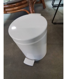POUBELLE DE SALLE DE BAIN MÉTAL BLANC BRABANTIA 