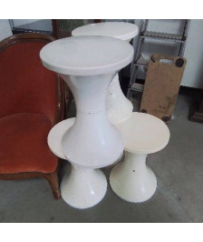 TABOURET TAM TAM BLANC