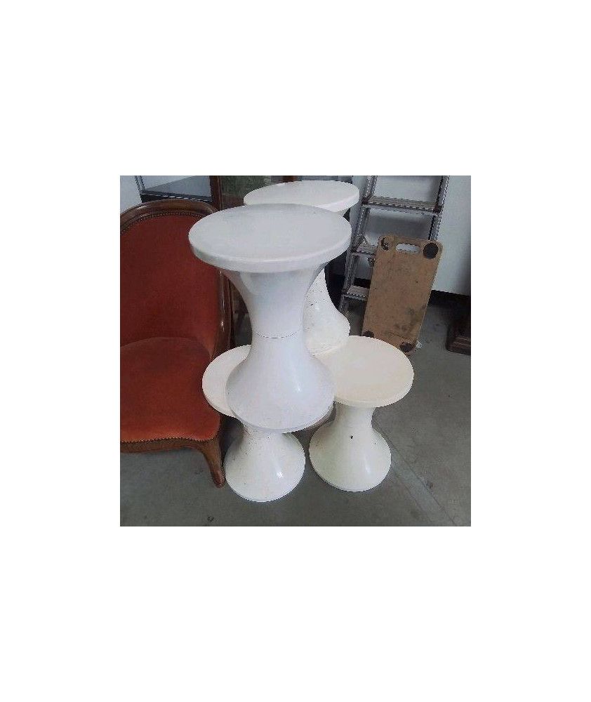 TABOURET TAM TAM BLANC