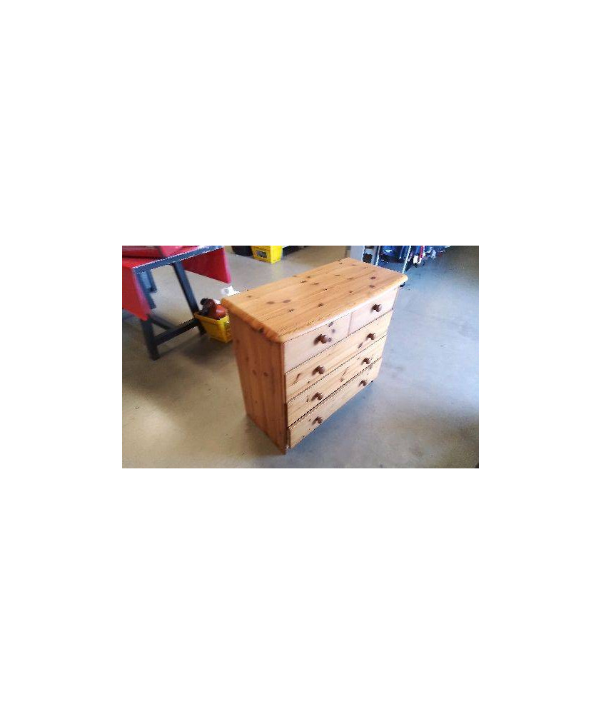 COMMODE 5 TIROIRS PIN