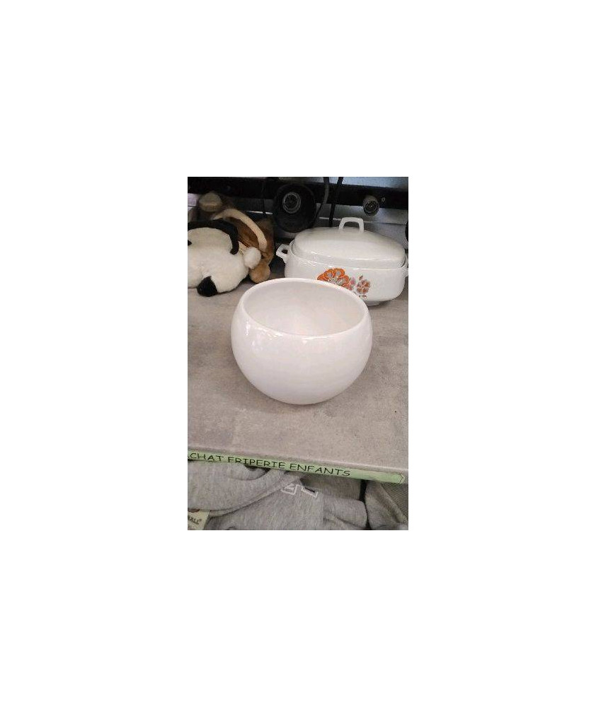 CACHE POT BLANC 