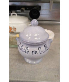 POUBELLE DE TABLE BLEUE 