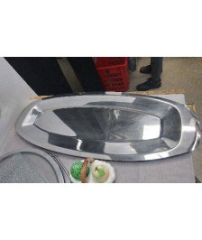PLAT INOX OVALE 
