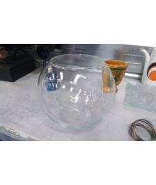 VASE BOULE VERRE 