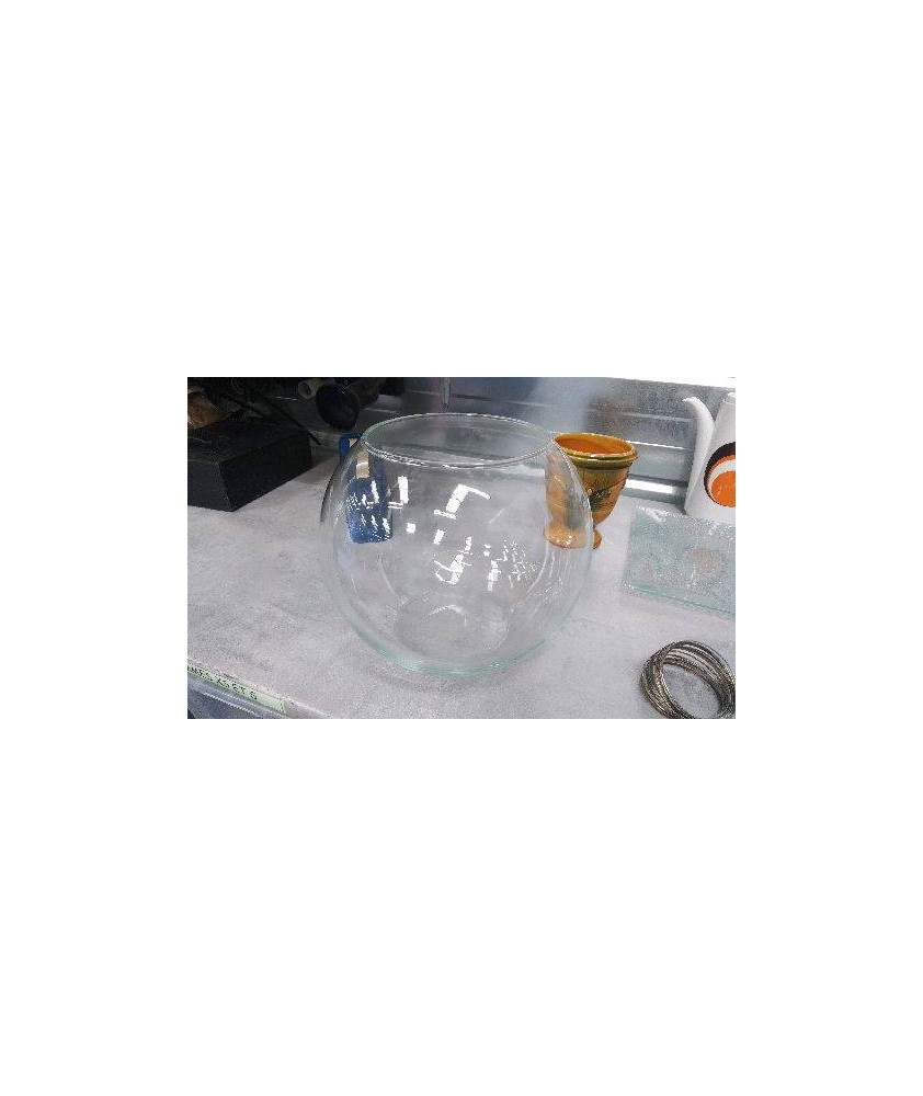 VASE BOULE VERRE 
