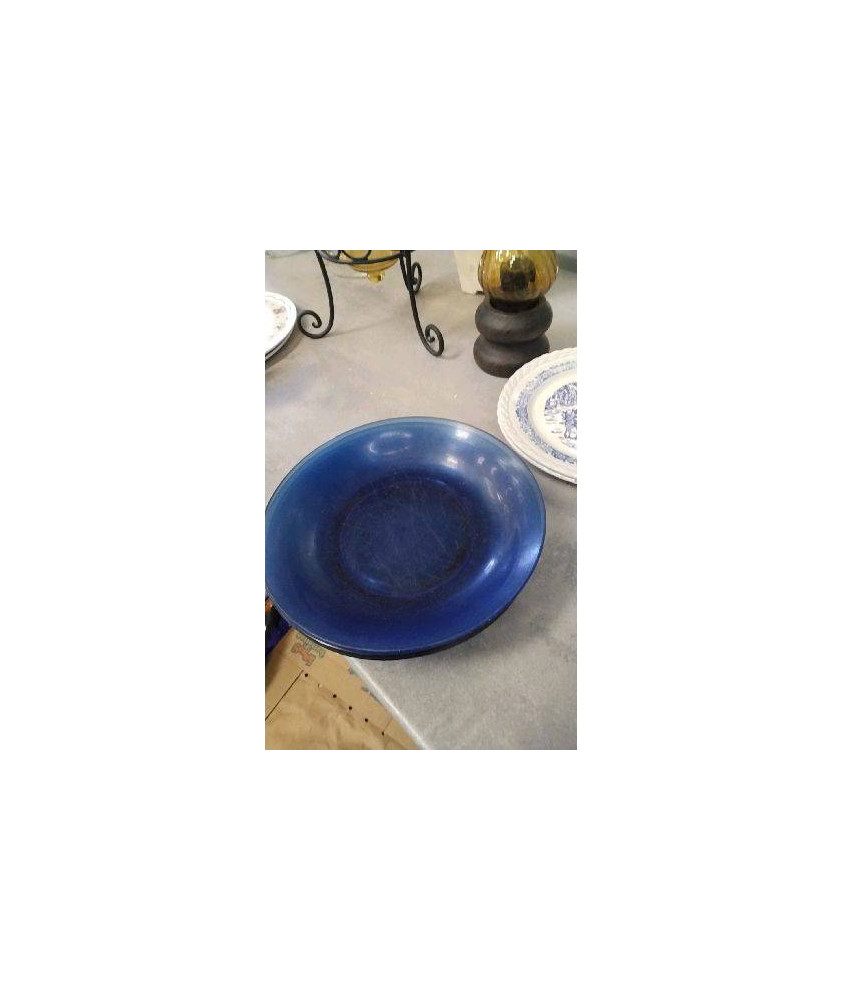 ASSIETTE CREUSE BLEUE LE LOT