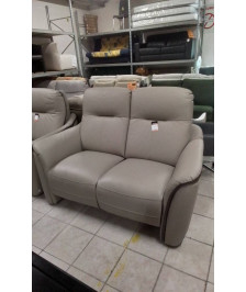 CANAPE 2 P¨L CUIR TAUPE