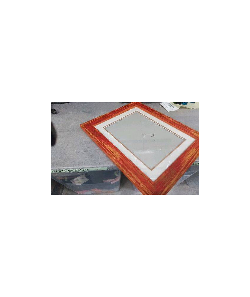 CADRE PHOTO ORANGE