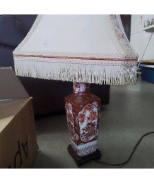 LAMPE STYLE ASIATIQUE ROUGE
