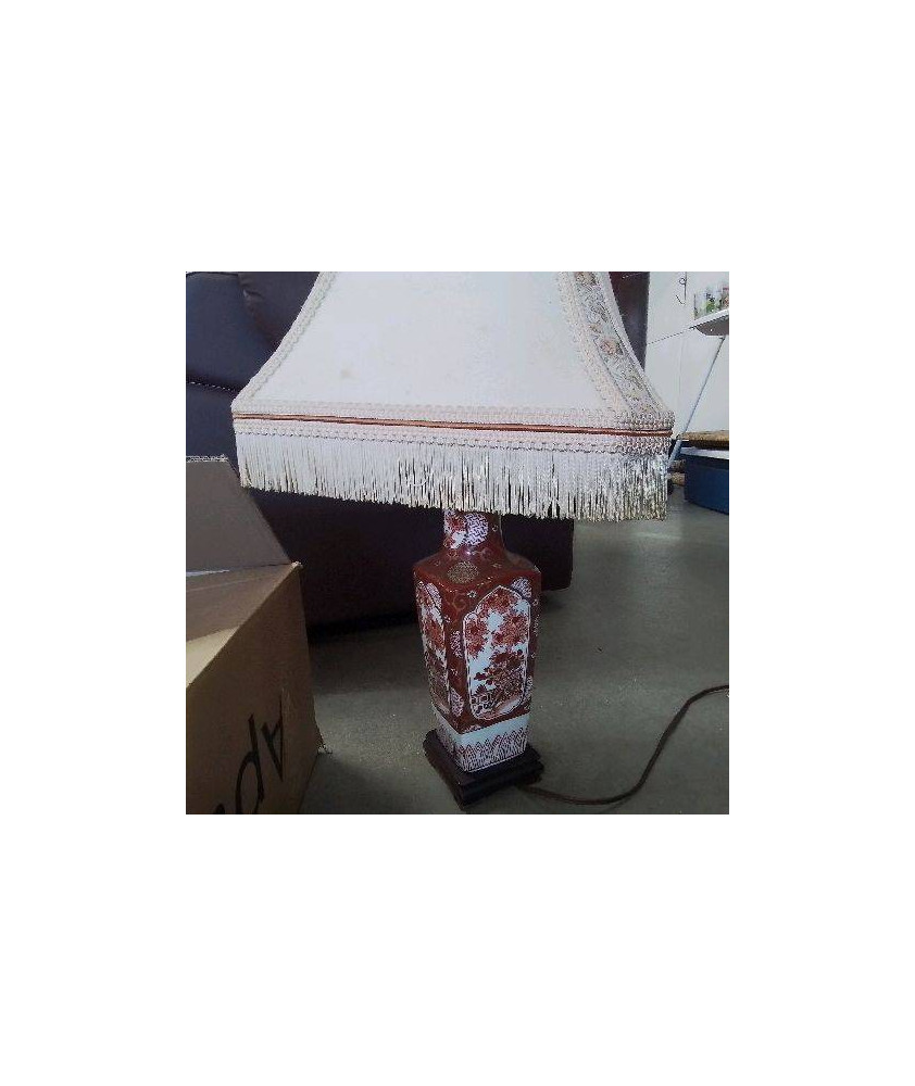 LAMPE STYLE ASIATIQUE ROUGE