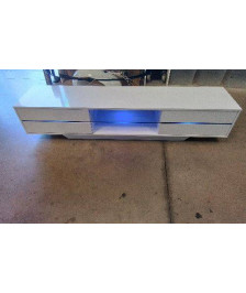 MEUBLE TELE LAQUE LUMINEUX 