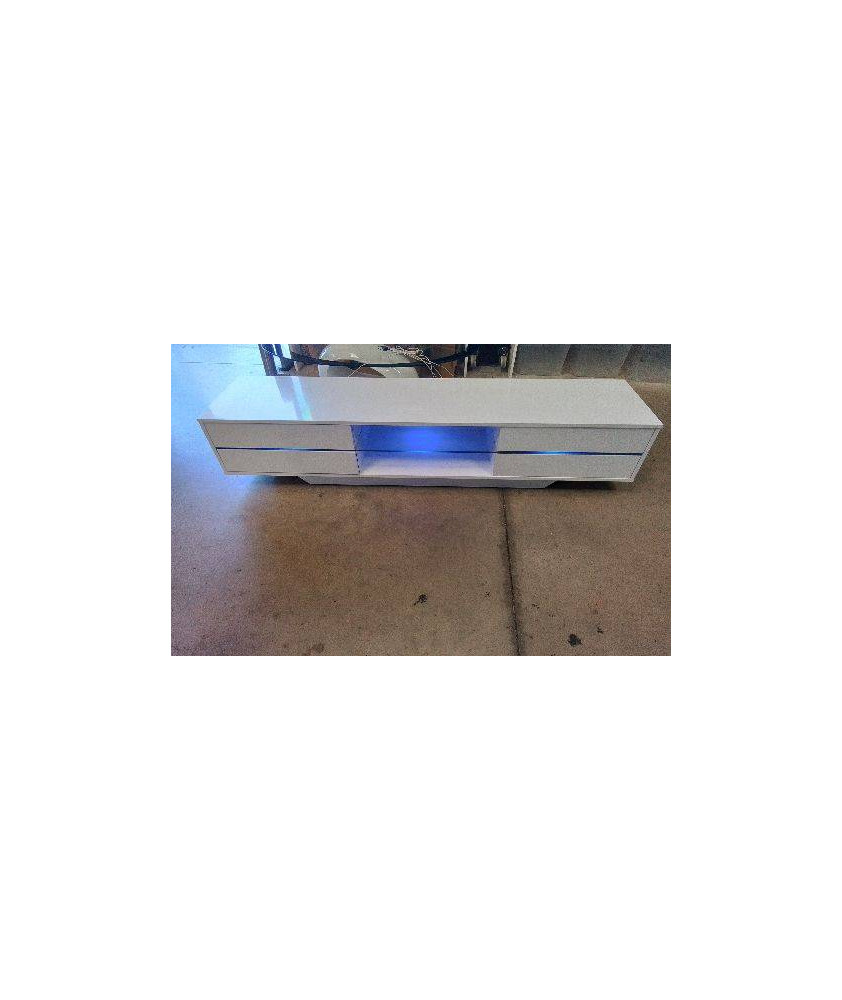 MEUBLE TELE LAQUE LUMINEUX 