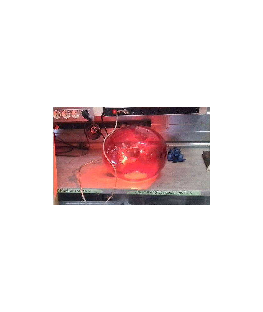 LAMPE BOULE LUXWOMEN - ROUGE