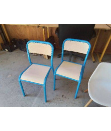 CHAISE DE BUREAU BLEU 