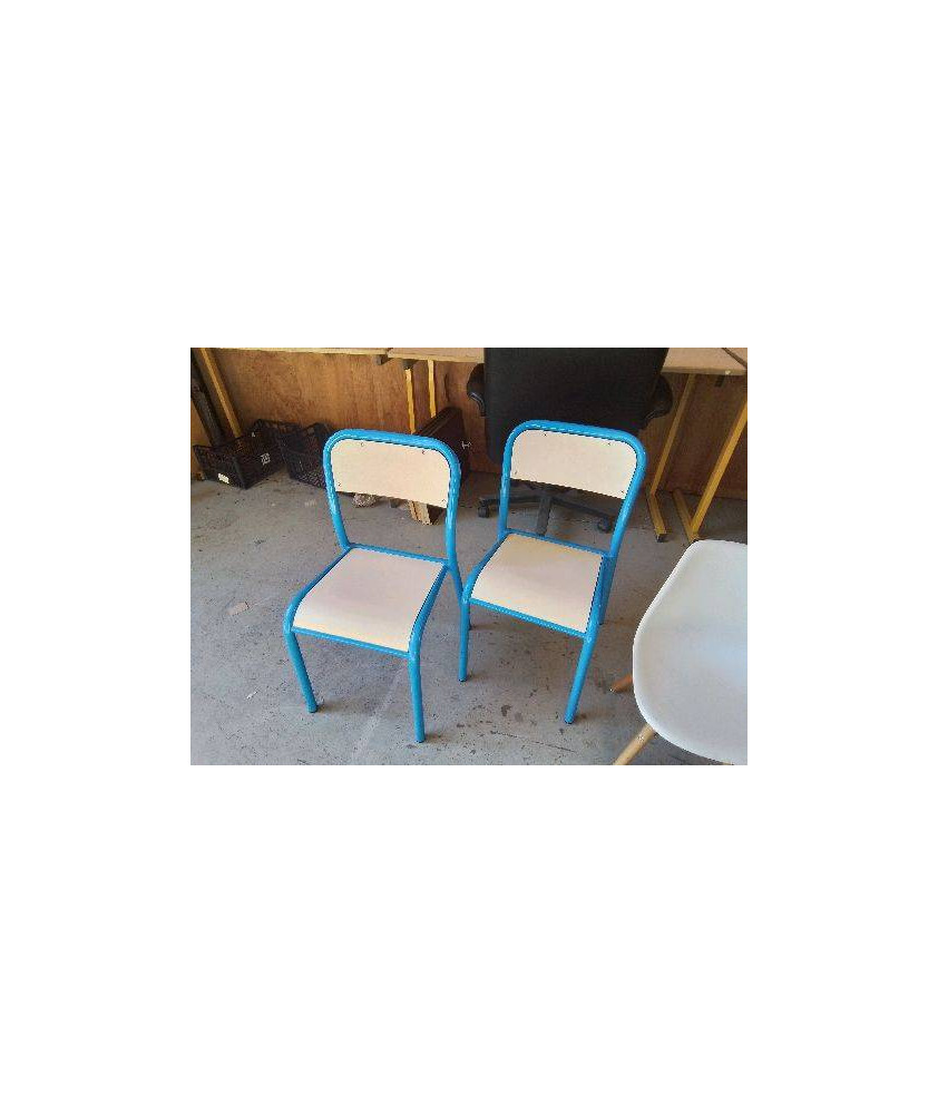 CHAISE DE BUREAU BLEU 