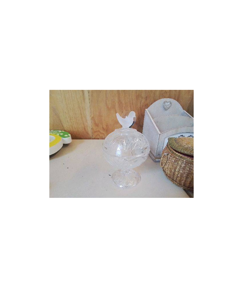 BOMBONNE CRISTAL PETIT OISEAU 