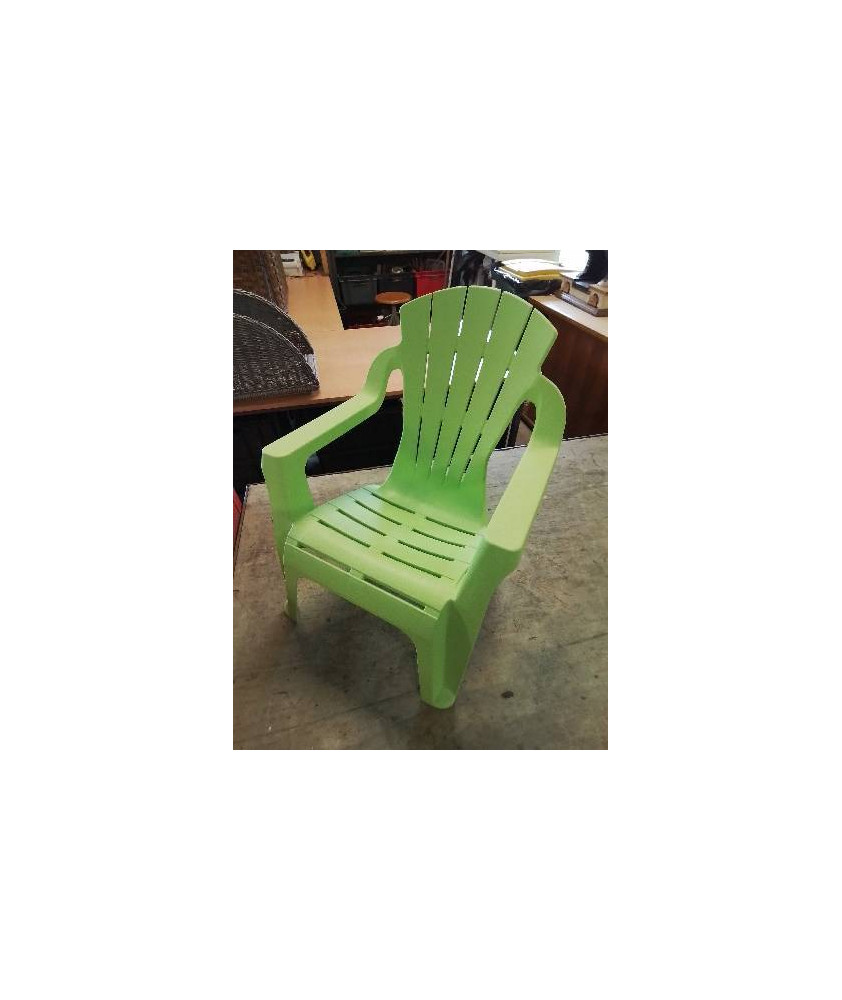 FAUTEUIL DE JARDIN ENFANT RÉSINE VERT PROGARDEN
