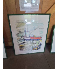 AQUARELLE FÊTE DE LA MER D’YPORT 1993 JEAN YVES FROMANGÉ (-1957-) 