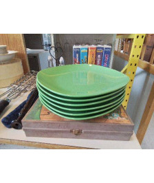 ASSIETE DECO VERTE