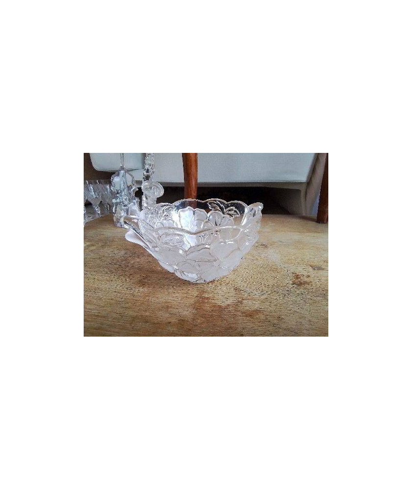 COUPE EN VERRE FLEURIE