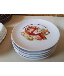 LOT DE 5 ASSIETTES CHOUCROUTE 