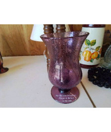 BOUGEOIR EN VERRE
