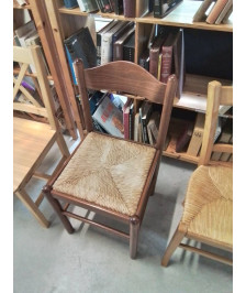 CHAISE DE CUISINE BOIS PAILLÉ