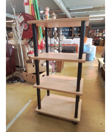 ETAGERE SUR ROULETTES 