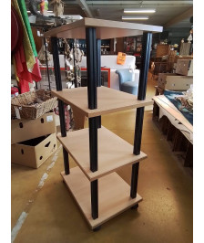 ETAGERE SUR ROULETTES 