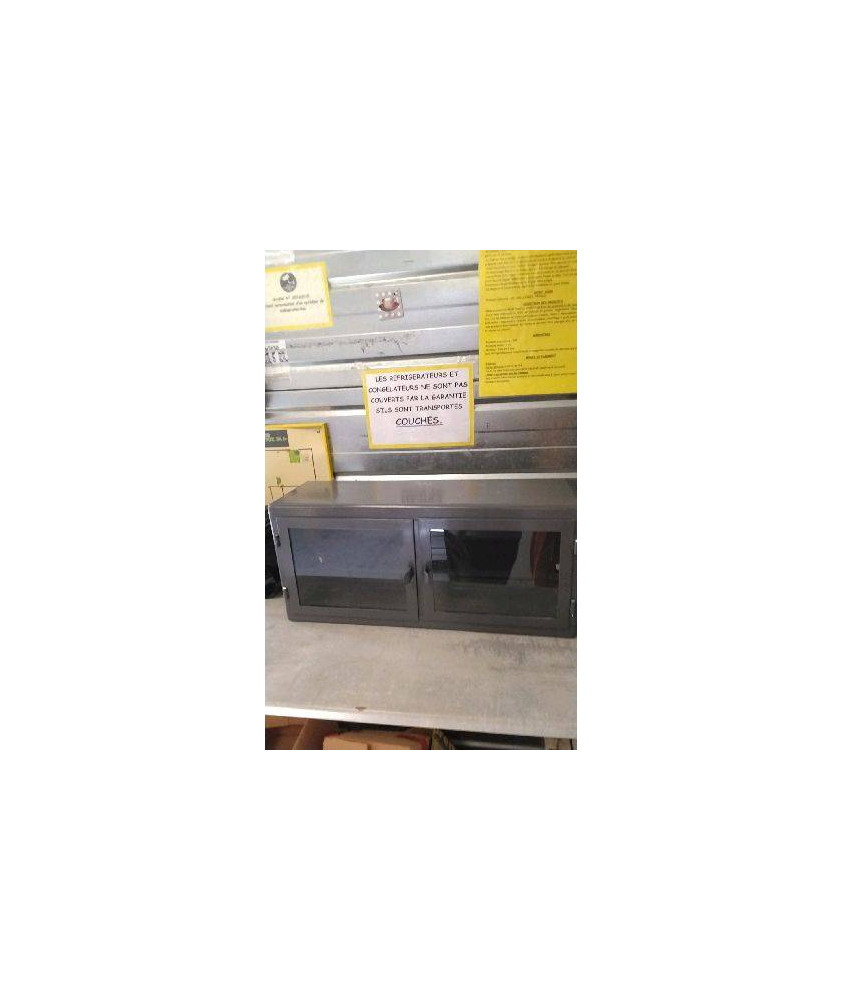 ETAGERE METAL 2 PORTES A SUSPENDRE 
