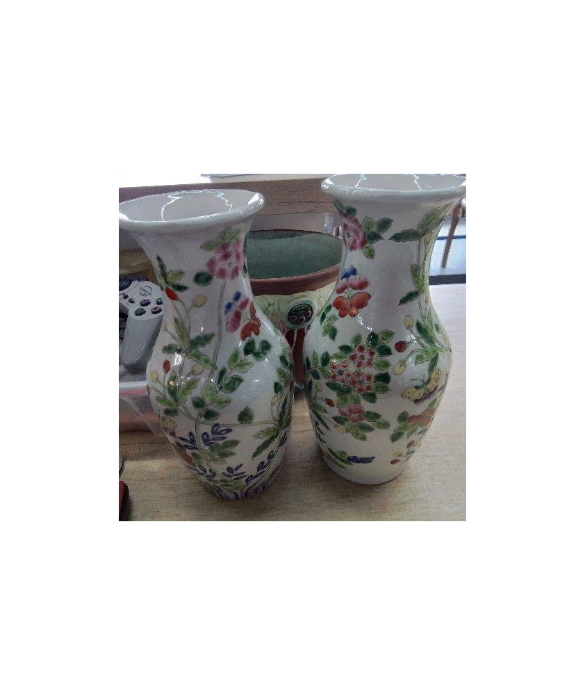 PAIRE DE VASES STYLE ASIATIQUE