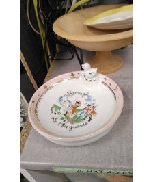ASSIETTE ENFANT PORCELAINE 