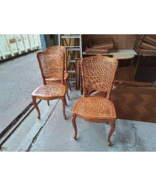 CHAISE CANNÉE STYLE REGENCE 
