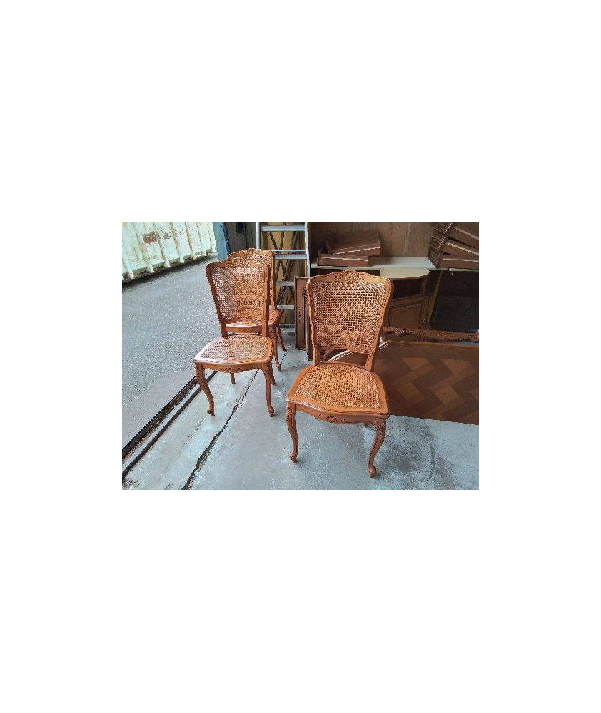 CHAISE CANNÉE STYLE REGENCE 