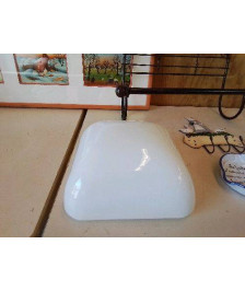 PLAFONNIER EN OPALINE 