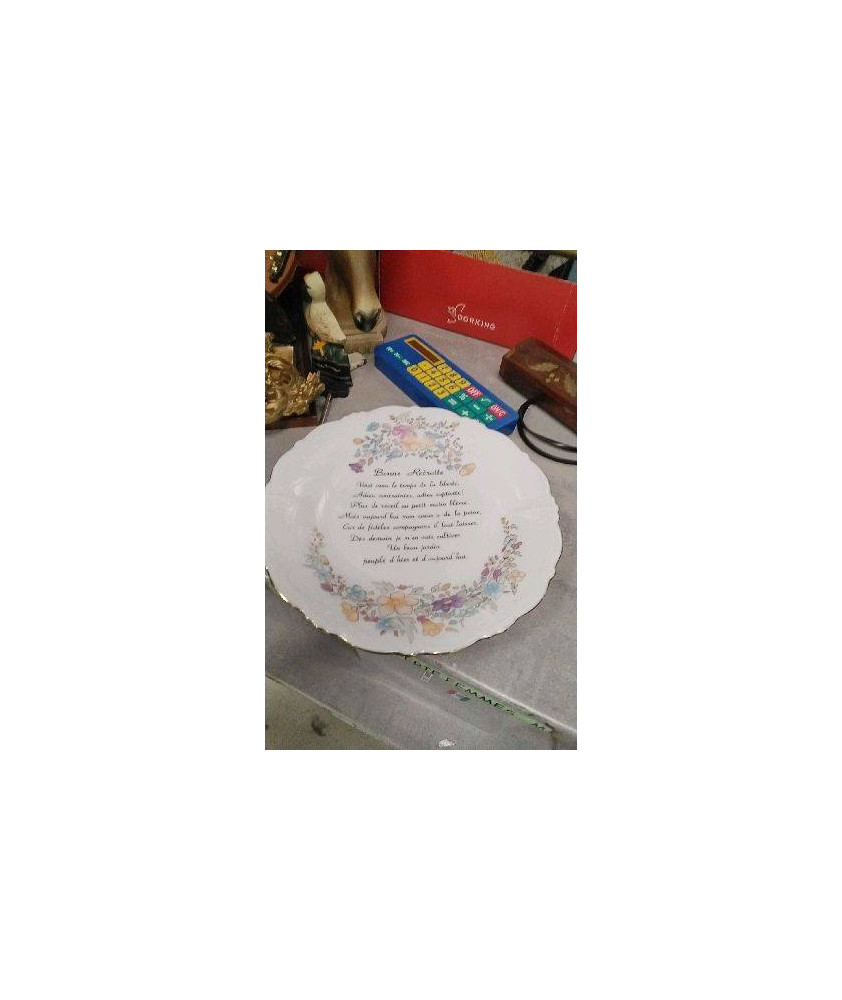 ASSIETTE DECO RETRAITE 