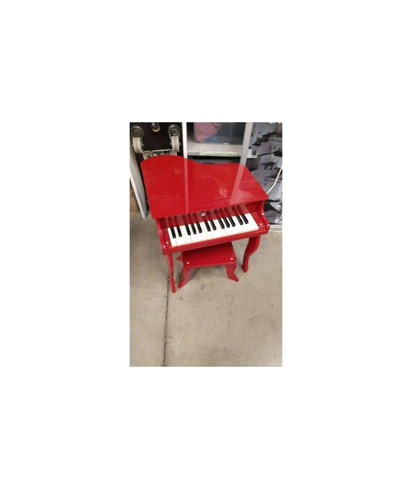 PIANO ENFANT ROUGE + TABOURET